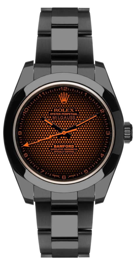 bamford rolex milgauss aftershock|Rolex Milgauss dark knight price.